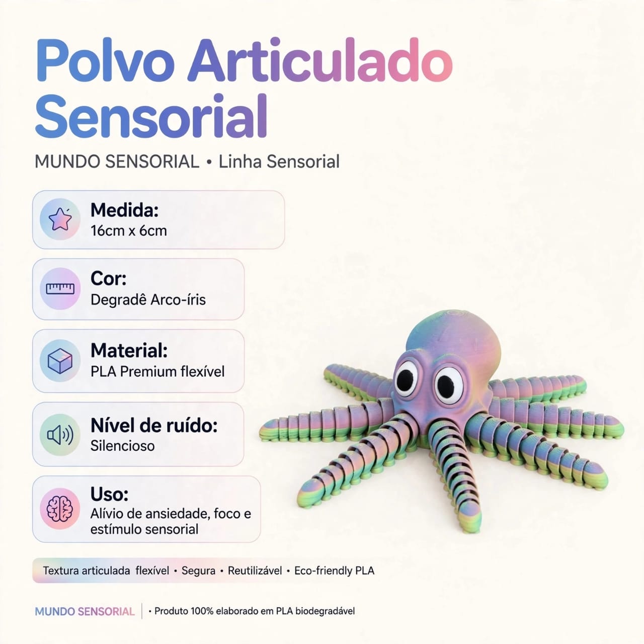 Polvo Articulado - Mundo Sensorial
