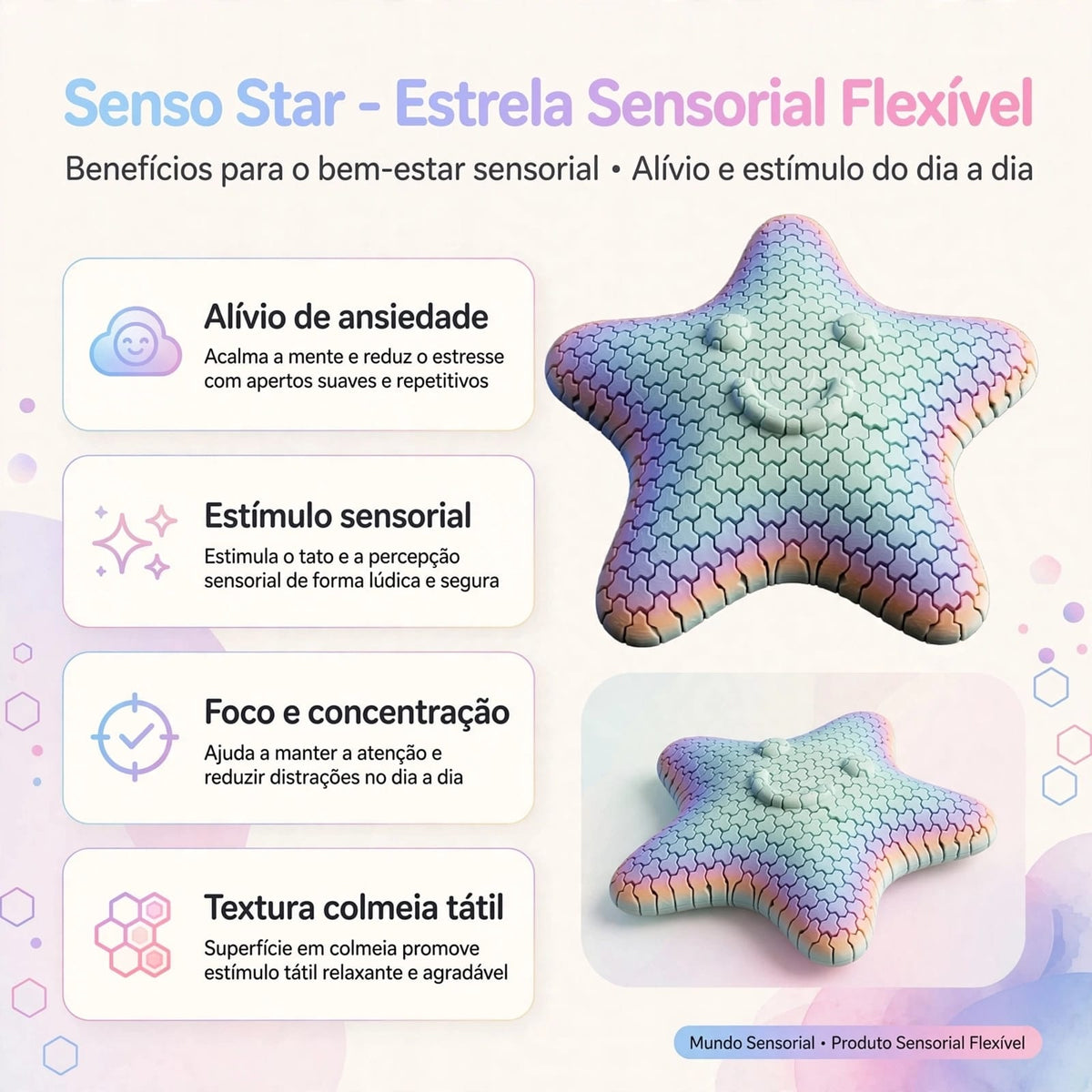 Estrela Flexivel - Mundo Sensorial