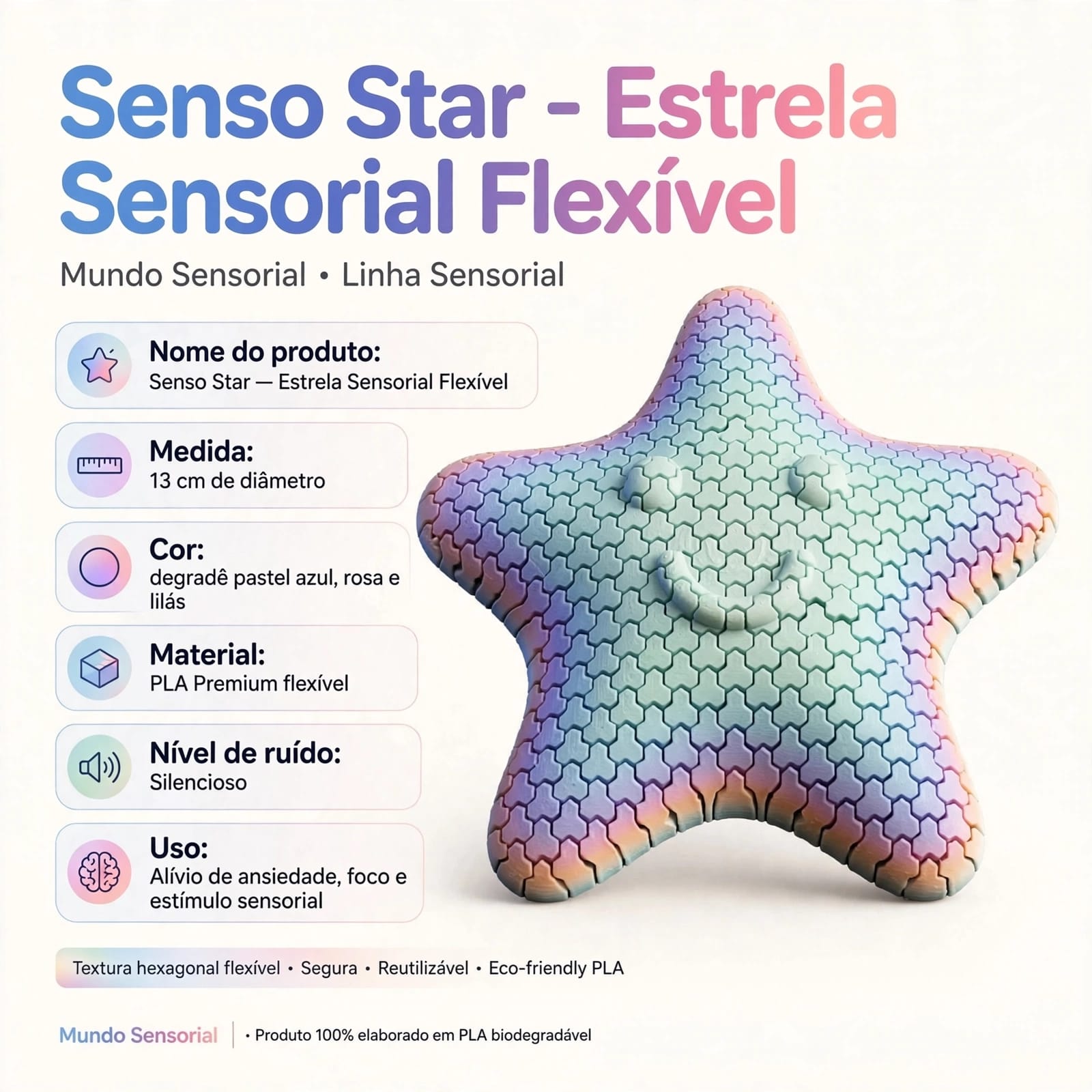 Estrela Flexivel - Mundo Sensorial