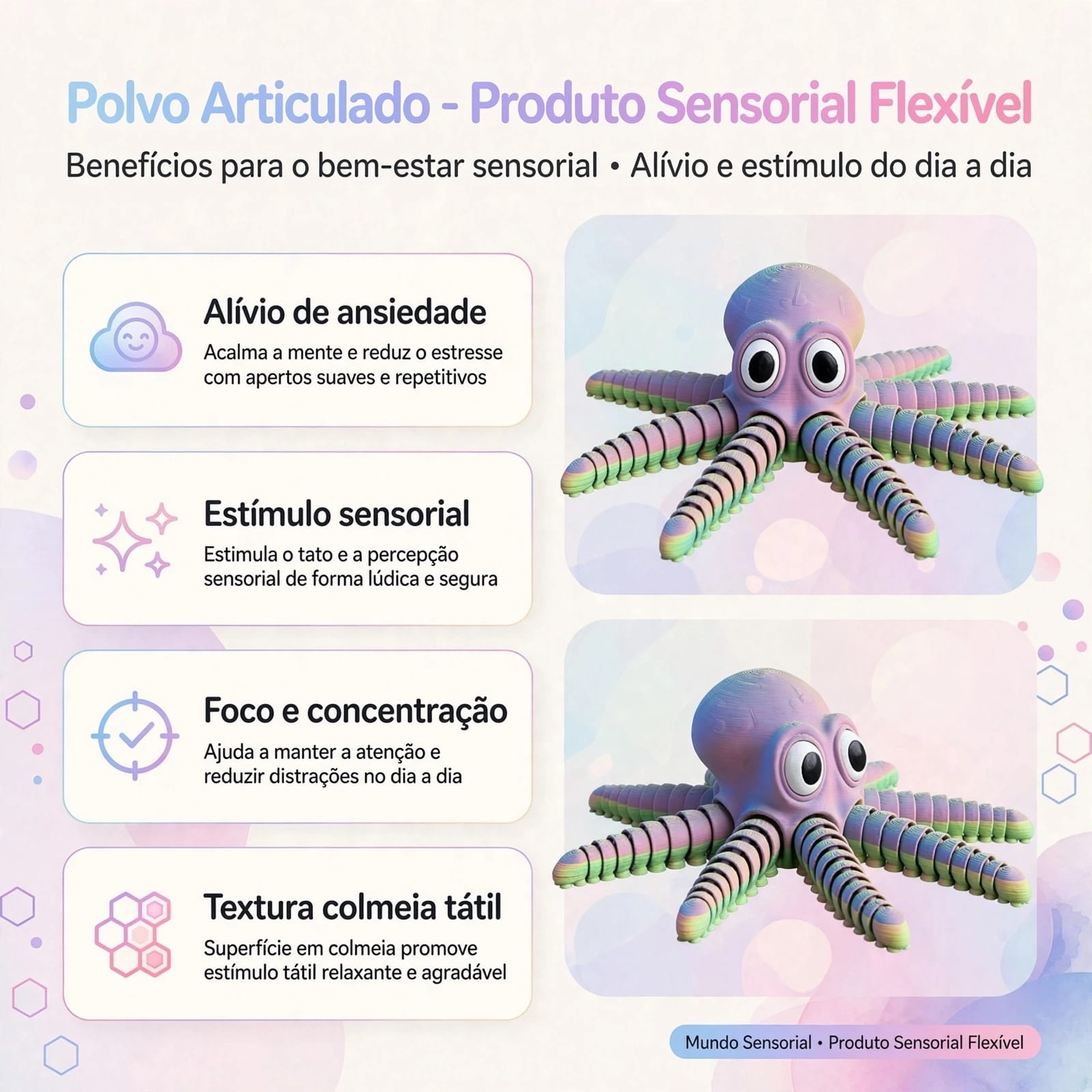 Polvo Articulado - Mundo Sensorial