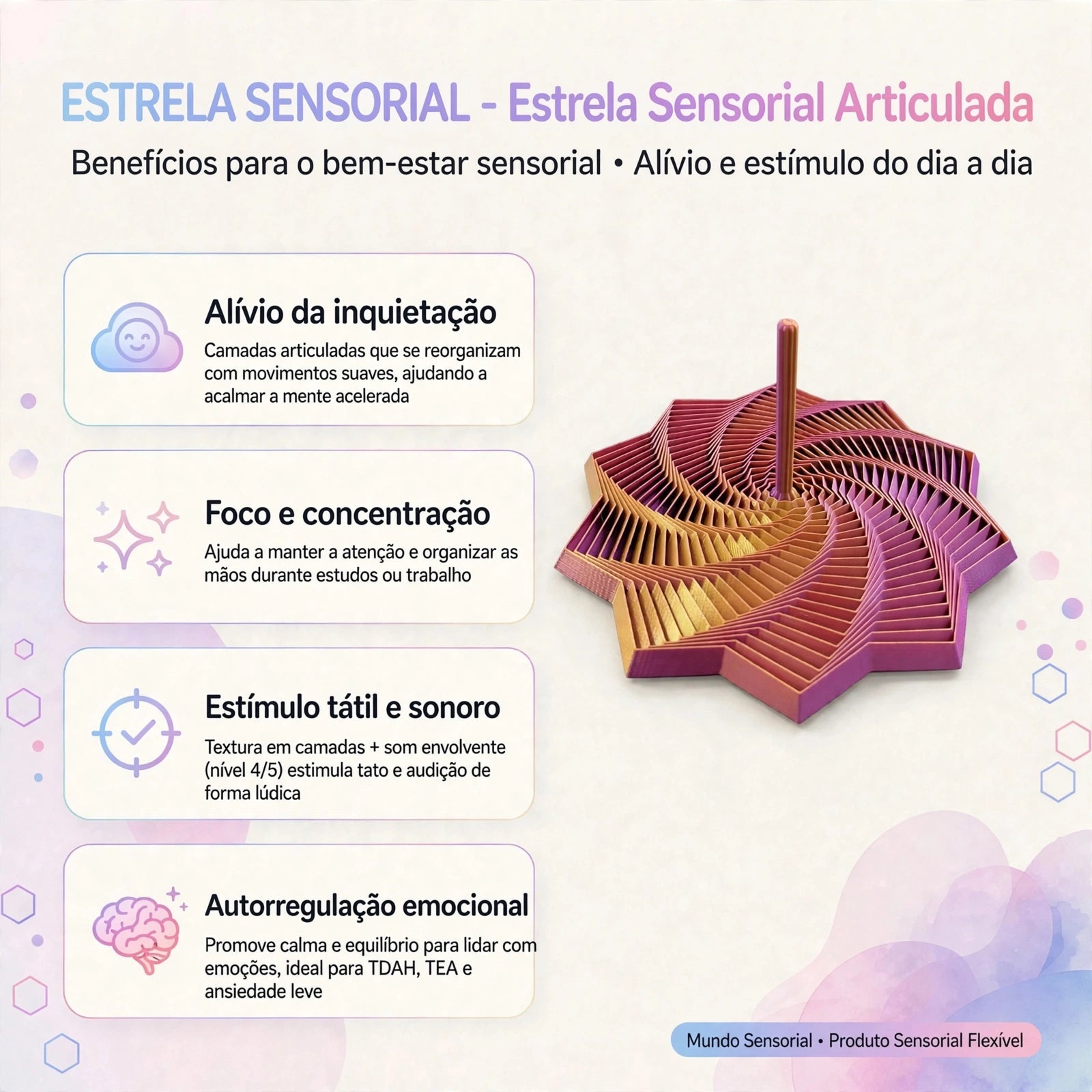 Kit 1 - Mundo Sensorial - 3 itens